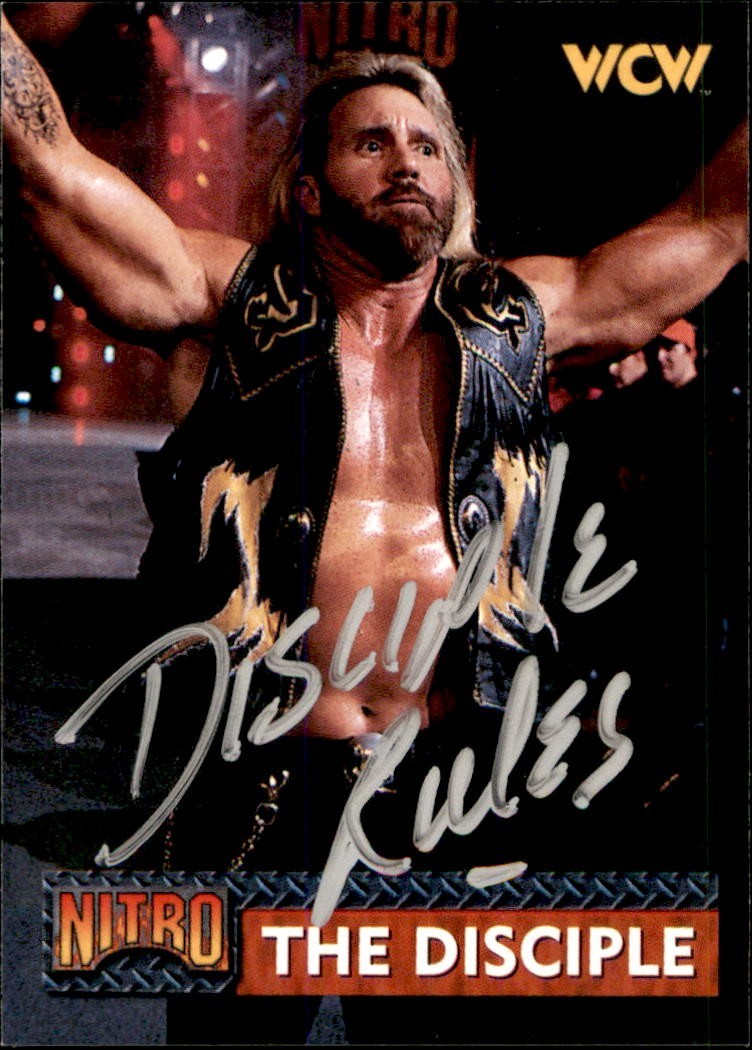 The Disciple Signed 1999 Topps WCW Nitro Card #27 WWE WWF