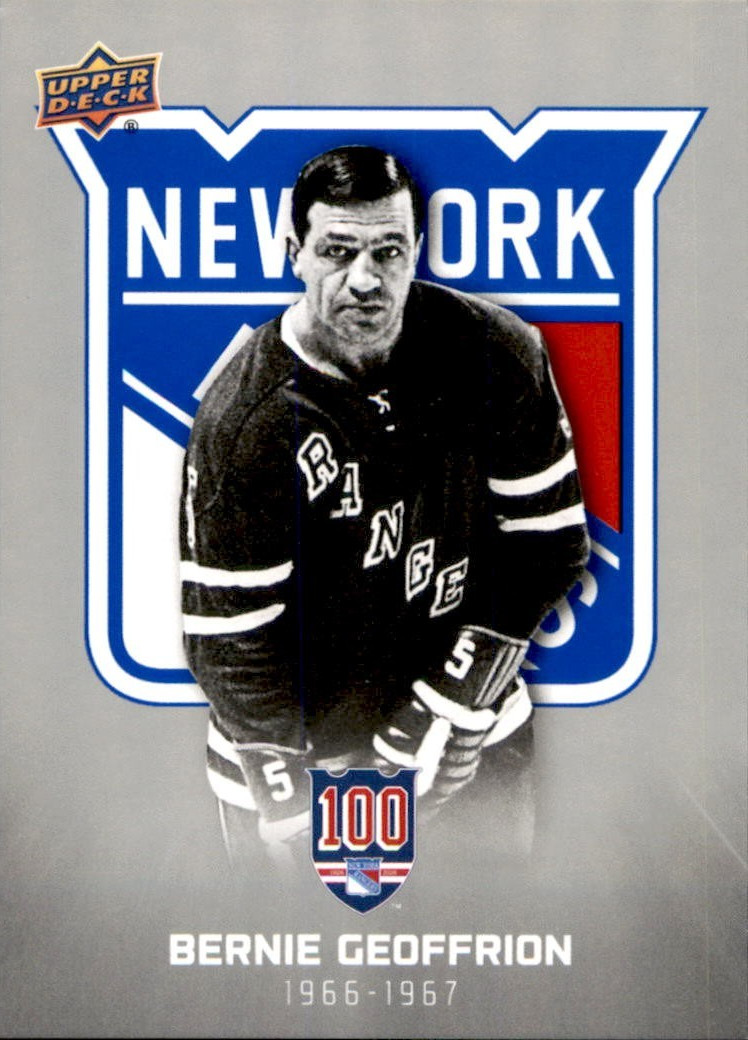 Bernie Geoffrion 2025/26 Upper Deck New York Rangers Centennial Card #13