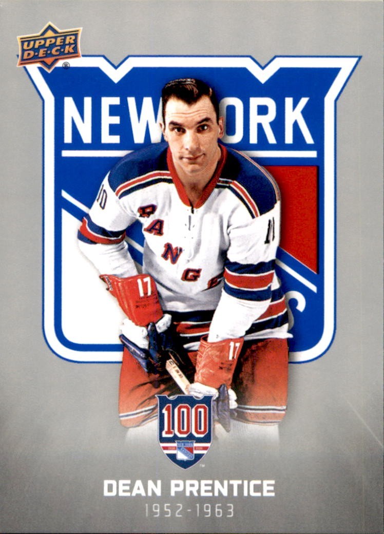 Dean Prentice  2025/26 Upper Deck New York Rangers Centennial Card #4