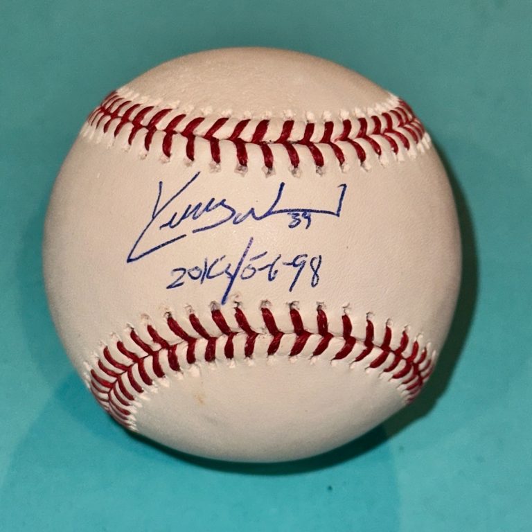KERRY WOOD (Chicago CUBS) Signed Official MLB Baseball Beckett (BAS) w/ 20K Insc