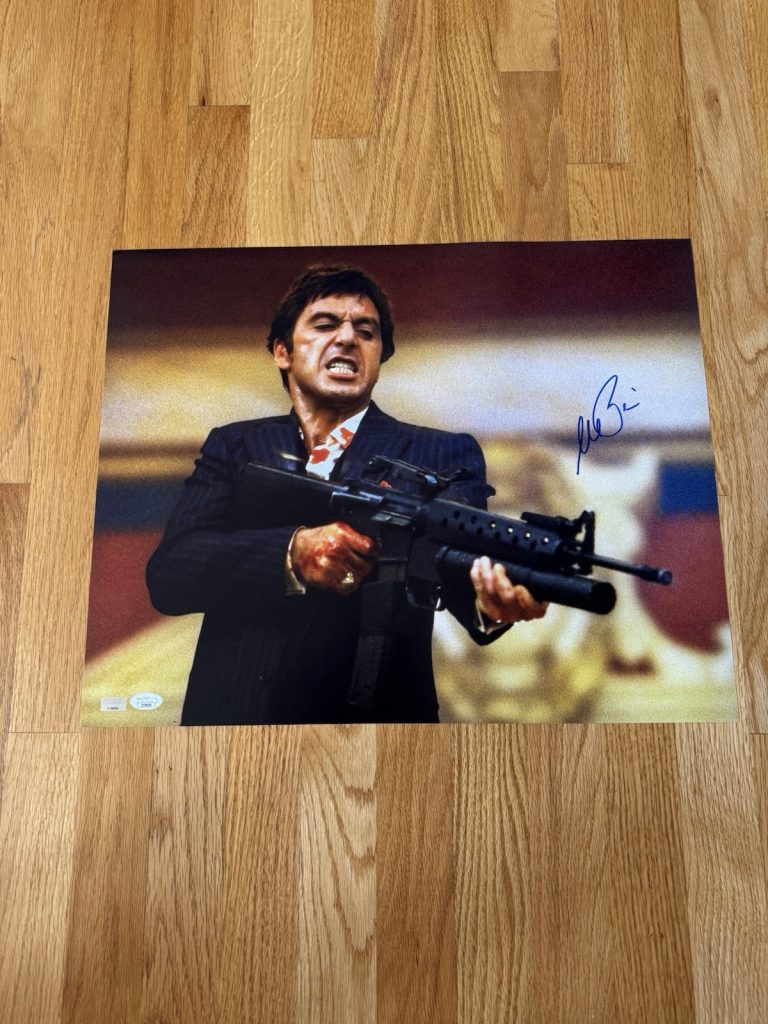 Fantastic Al Pacino SIGNED AUTOGRAPHED Scarface Photo JSA LOA Celebrity Au