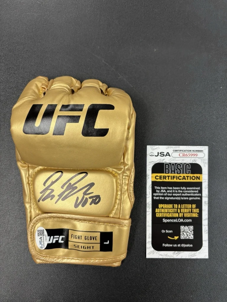 Bruce Buffer Autographed Signed Inscribed Glove MMA Voice Of The Octagon JSA COA