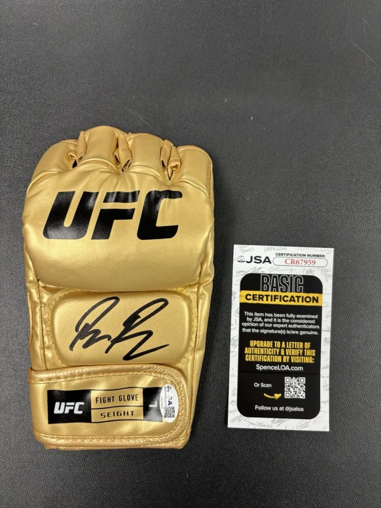 Bruce Buffer Autographed Signed Glove MMA Voice Of The Octagon JSA COA