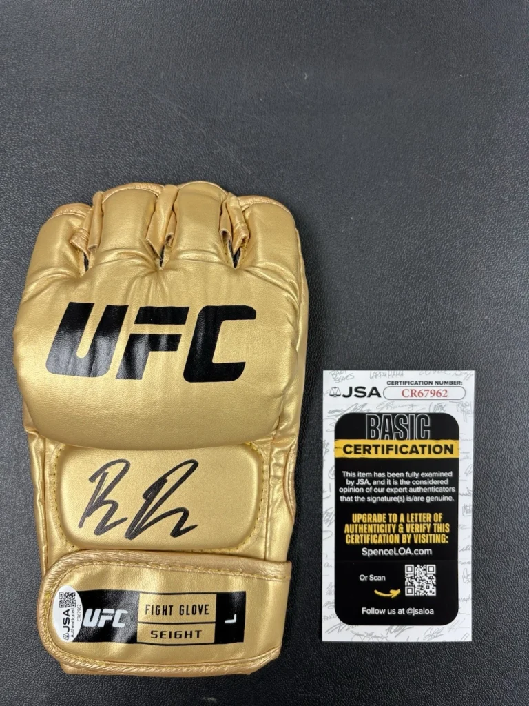 Bruce Buffer Autographed Signed Glove MMA Voice Of The Octagon JSA COA