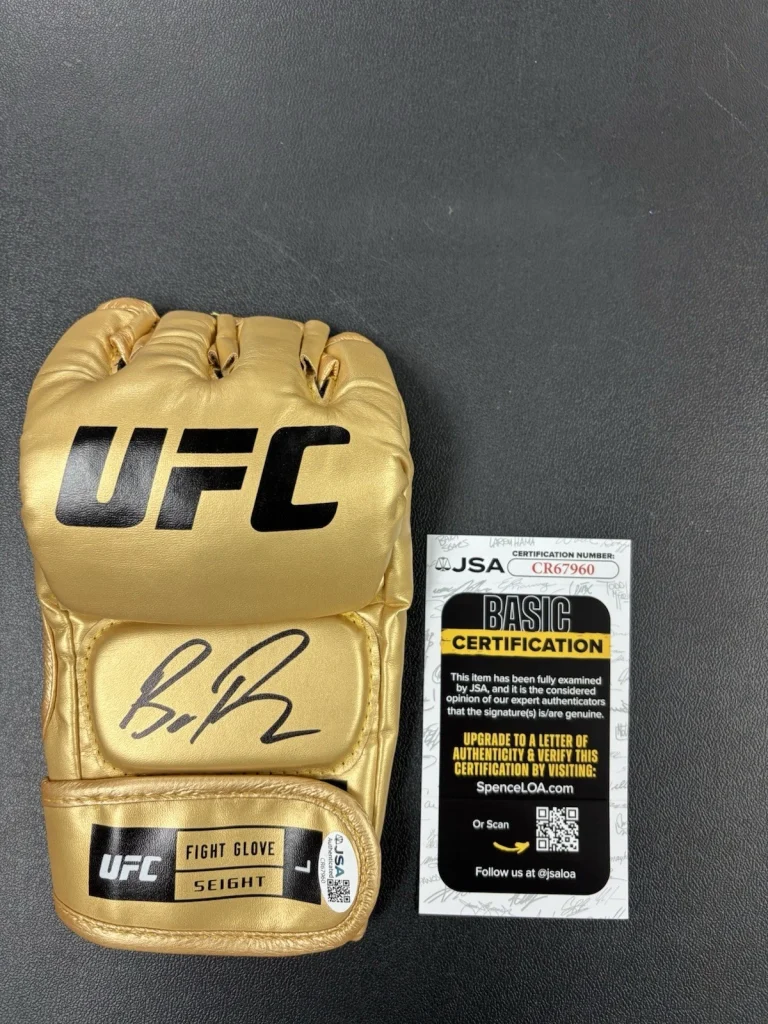Bruce Buffer Autographed Signed Glove MMA Voice Of The Octagon JSA COA