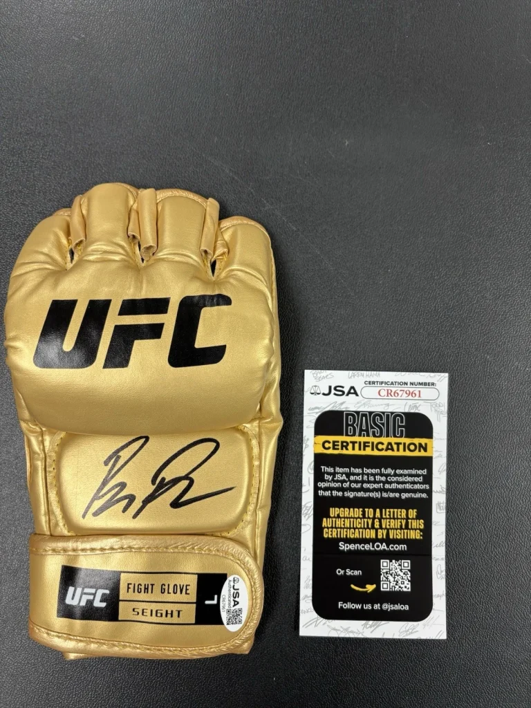 Bruce Buffer Autographed Signed Glove MMA Voice Of The Octagon JSA COA