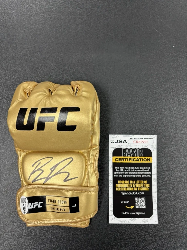 Bruce Buffer Autographed Signed Glove MMA Voice Of The Octagon JSA COA