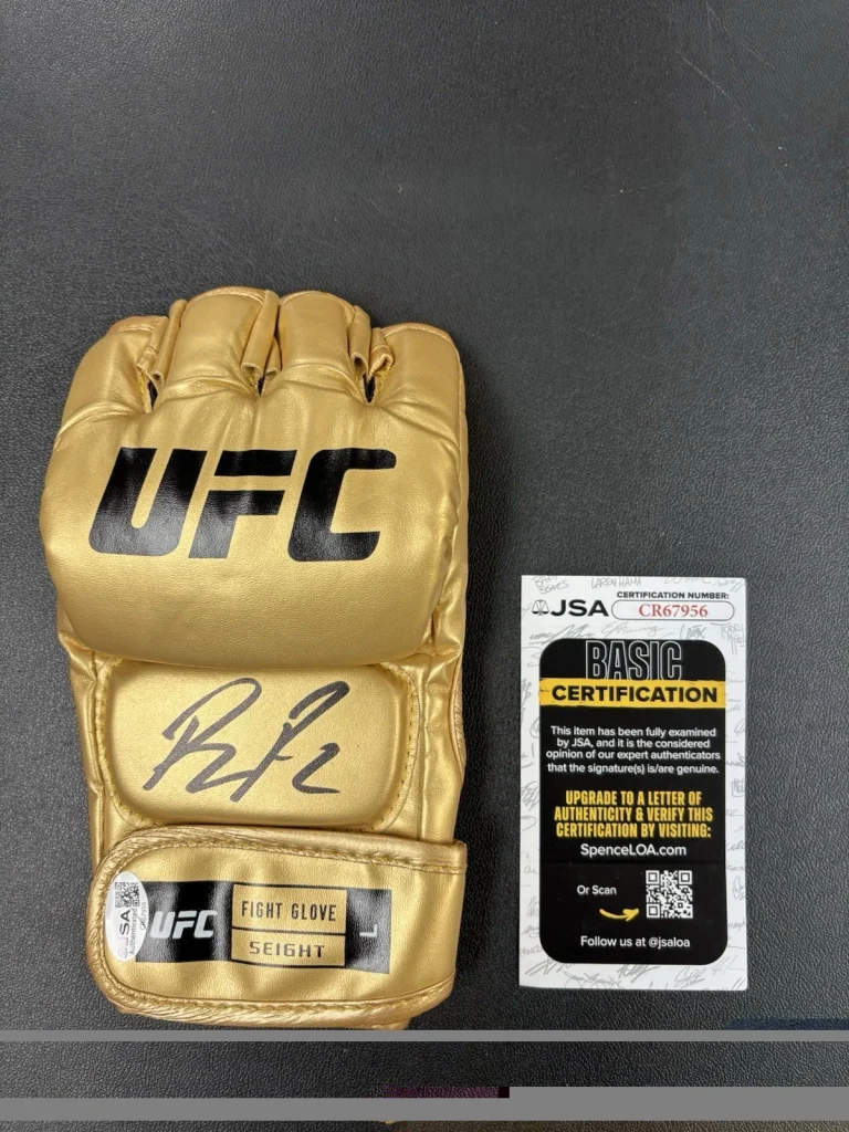 Bruce Buffer Autographed Signed Glove MMA Voice Of The Octagon JSA COA