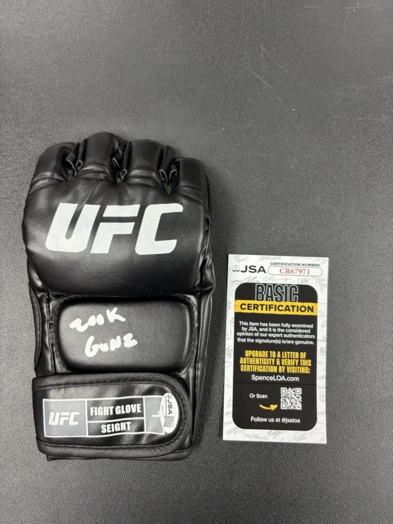 Tommy Mcmillen Signed Autographed UFC Glove JSA/COA MMA FIGHTER 200K Gunz