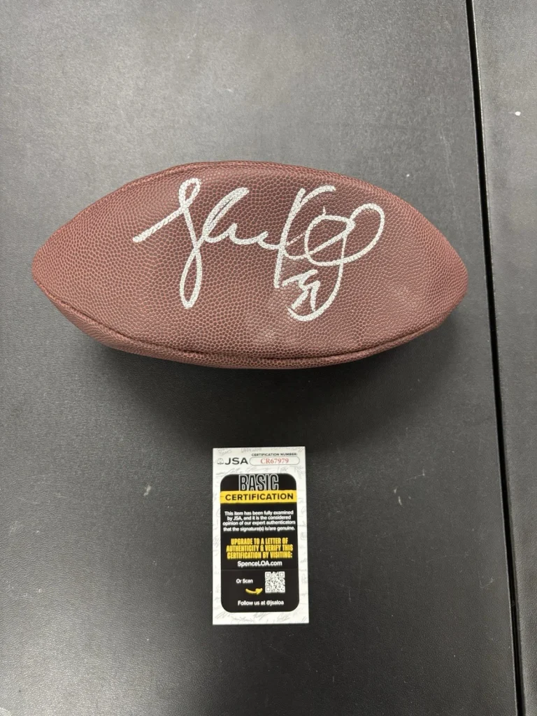 Luke Kuechly Signed NFL Football JSA Coa Autographed Carolina Panthers