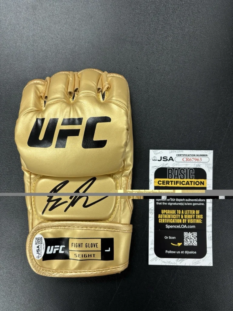 Bruce Buffer Autographed Signed Glove MMA Voice Of The Octagon JSA COA