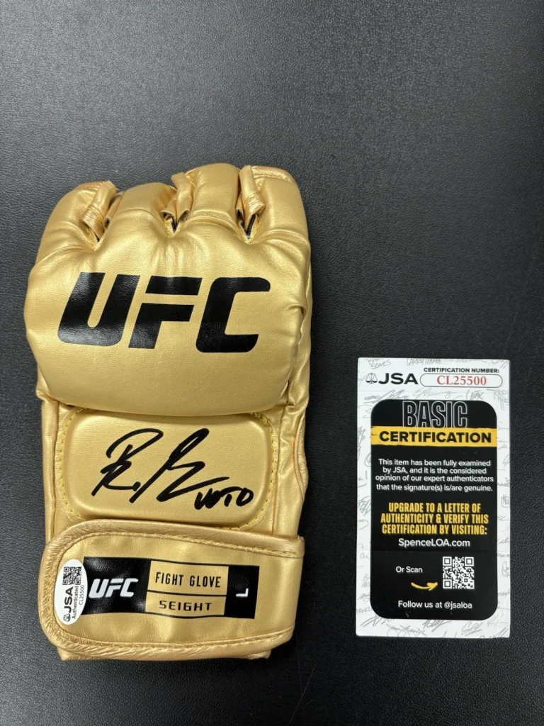 Bruce Buffer Autographed Signed Inscribed Glove MMA Voice Of The Octagon JSA COA