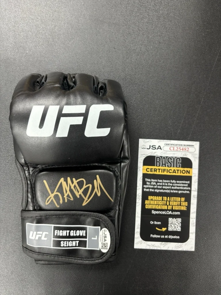 Kai Kara France Signed Autographed UFC Fight Glove JSA COA Don’t Blink