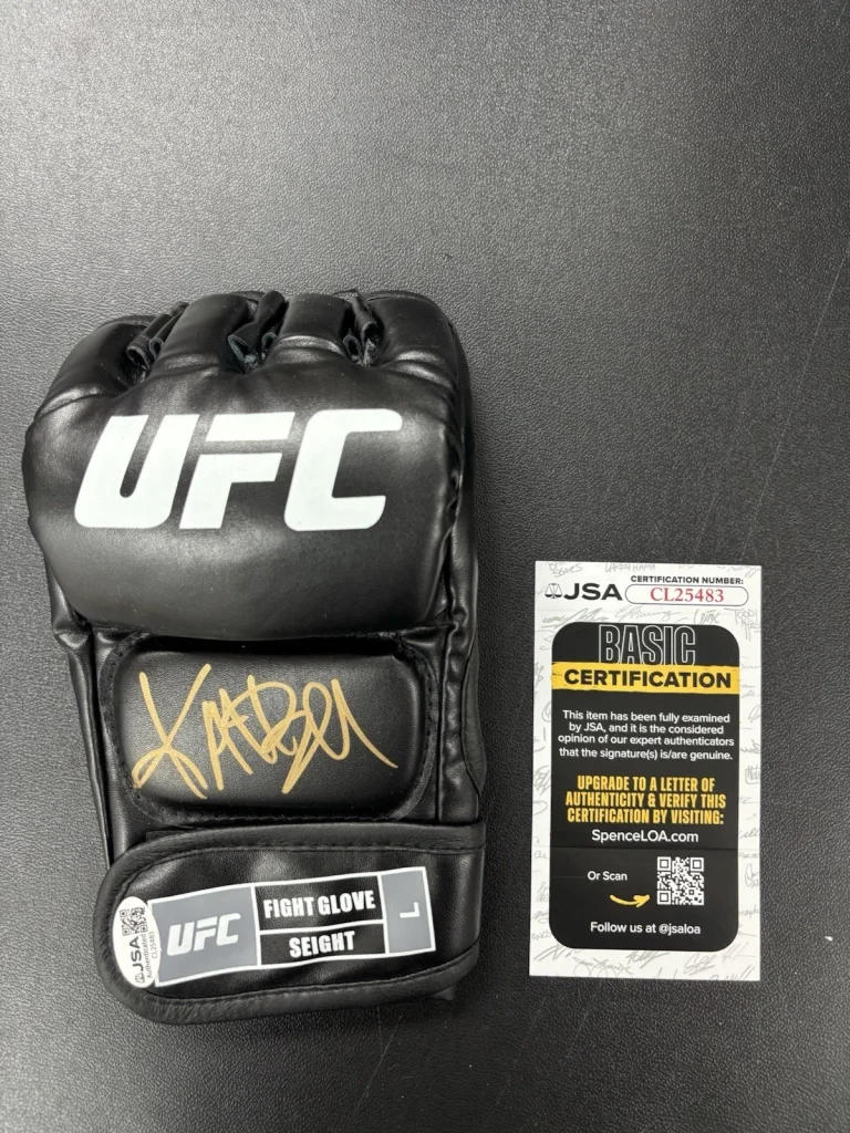 Kai Kara France Signed Autographed UFC Fight Glove JSA COA Don’t Blink