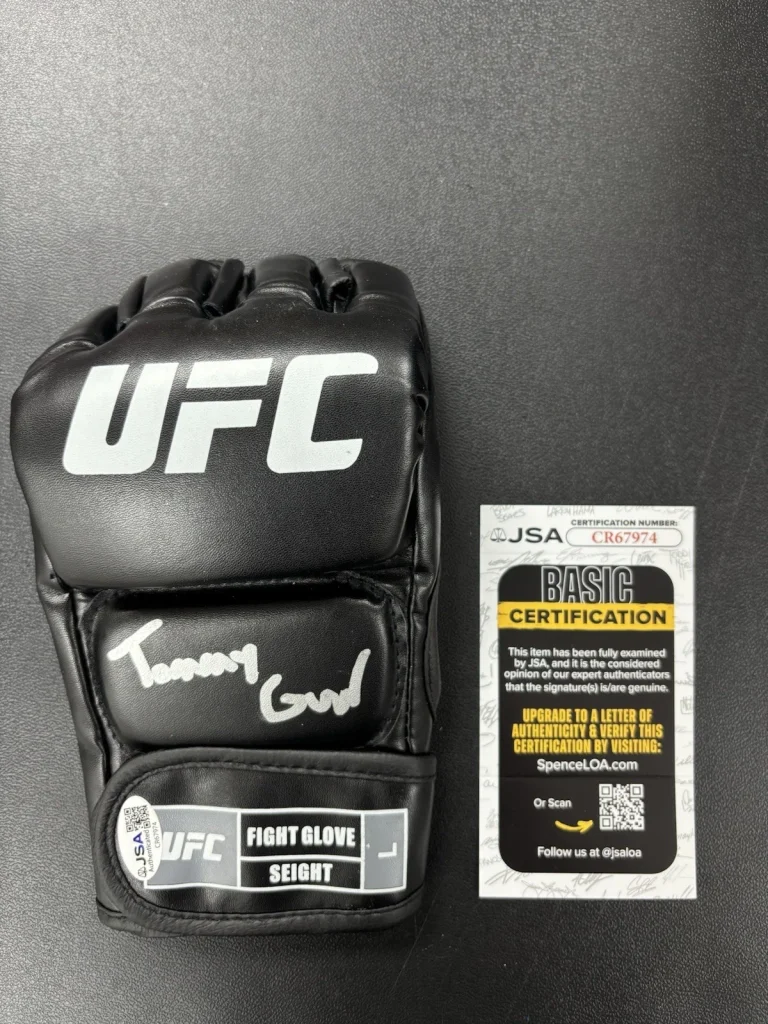 Tommy Mcmillen Signed Autographed UFC Glove JSA/COA MMA FIGHTER 200K Gunz