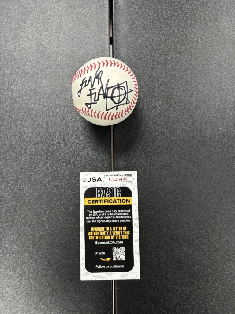 Flavor Flav Signed Auto Official Major League Baseball DJ  Rapper JSA Authentic