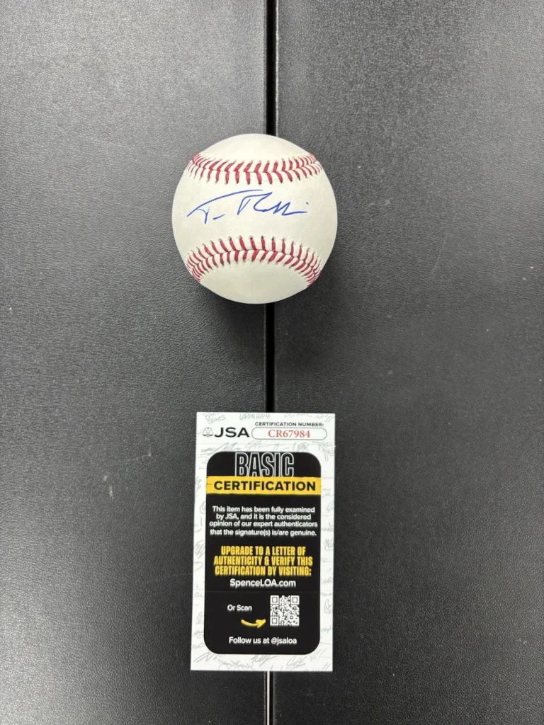 Tim Robbins Autographed Official Major League Baseball Bull Durham JSA COA Actor
