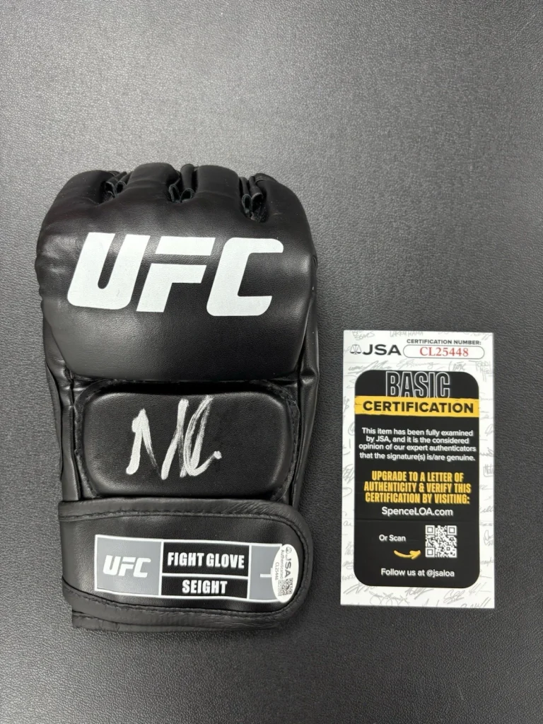 GABLE STEVESON SIGNED AUTOGRAPHED UFC GLOVE. JSA Coa Rare