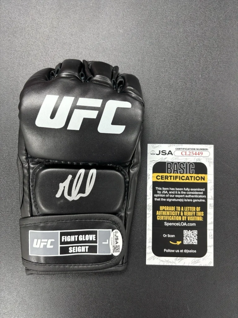 GABLE STEVESON SIGNED AUTOGRAPHED UFC GLOVE. JSA Coa Rare