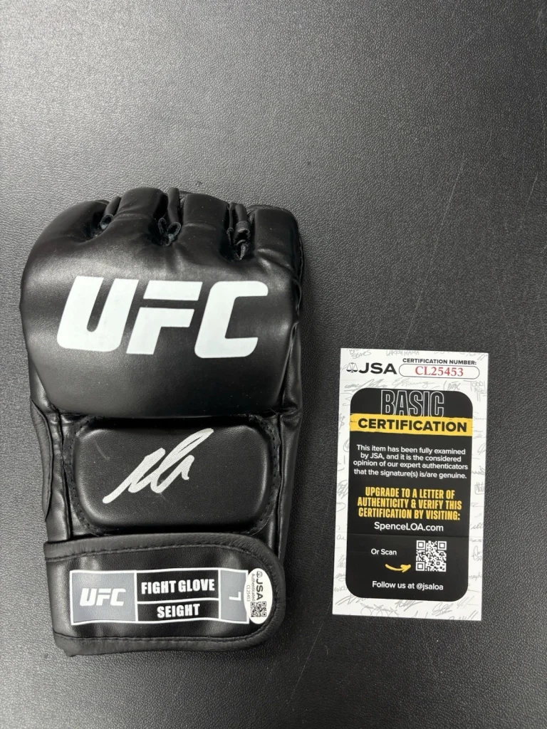 GABLE STEVESON SIGNED AUTOGRAPHED UFC GLOVE. JSA Coa Rare