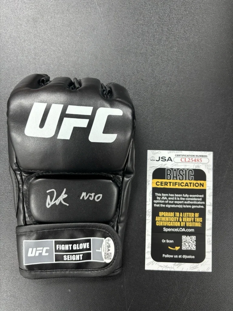 Lone’er (Lonnie) Kavanagh Signed Autographed UFC MMA Glove. JSA Coa