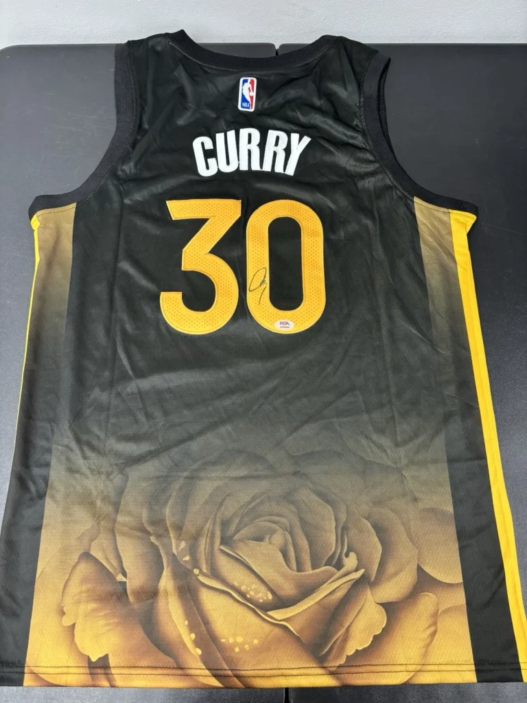 Stephan Curry Signed Autographed Golden State Warriors Jersey. Psa Coa