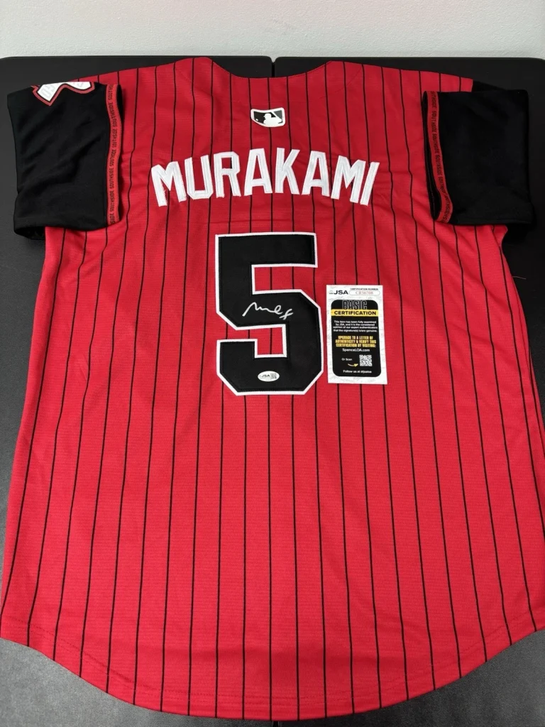 Munetaka Murakami Chicago White Sox Autographed Japan WBC Jersey JSA Certified