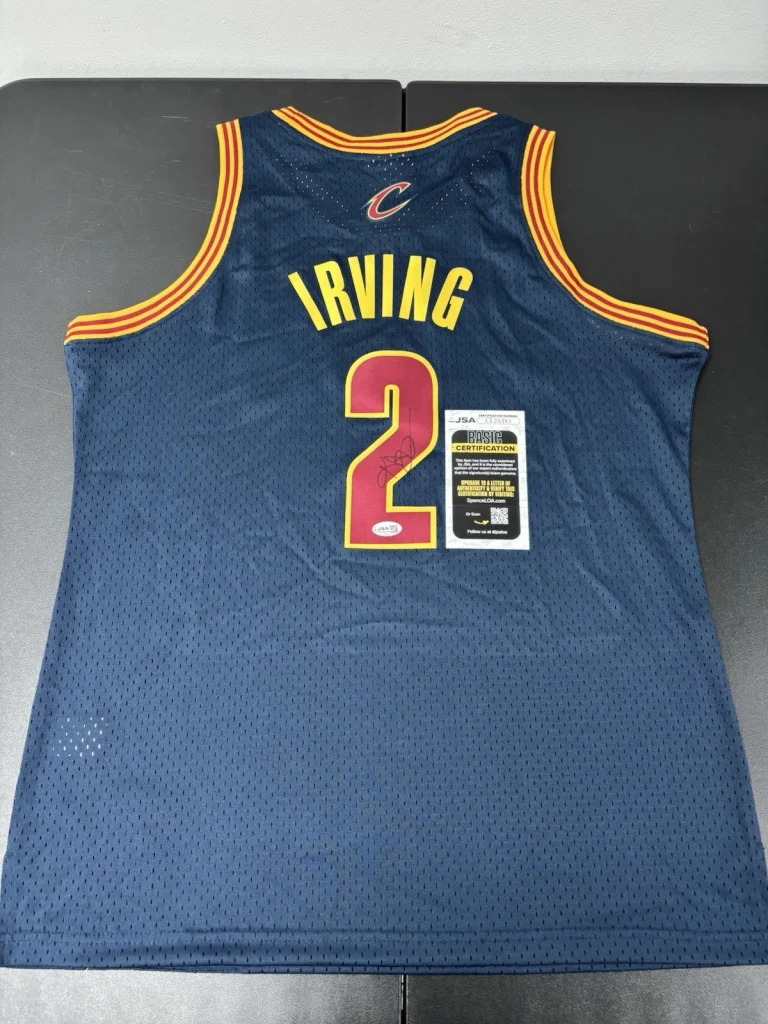 Kyrie Irving Signed Autographed Cleveland Cavaliers Jersey JSA COA.