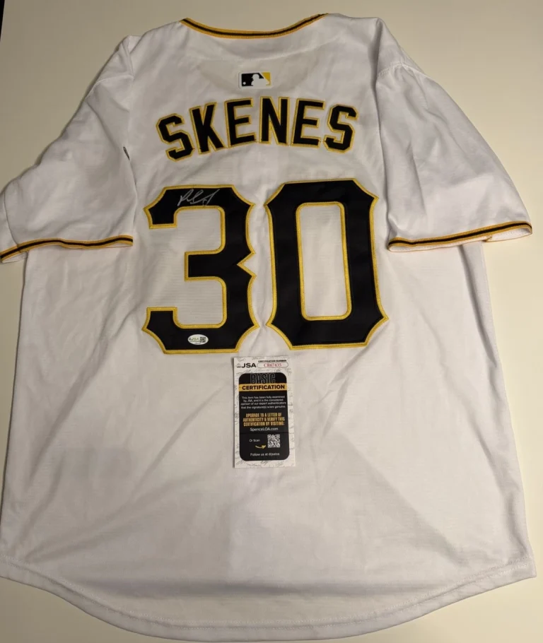 Paul Skenes Pittsburgh Pirates Autographed Jersey MLB Star JSA COA