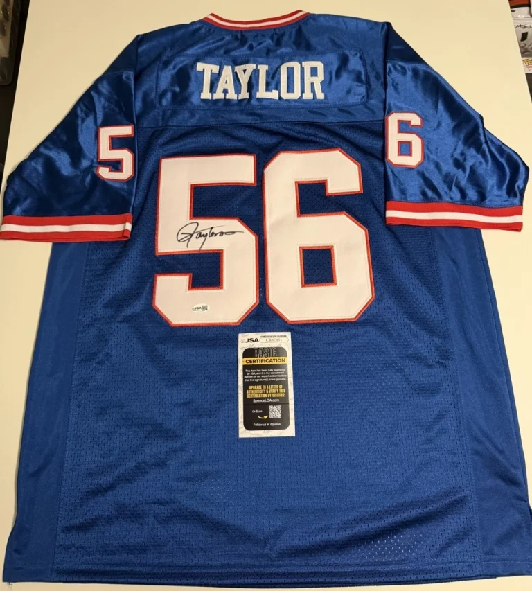 Lawrence Taylor New York Giants Autographed Jersey JSA COA