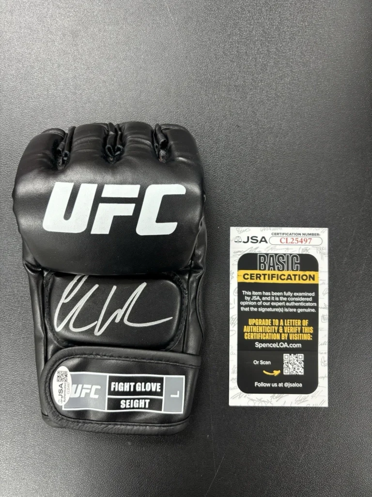 Chris Weidman Signed Autographed UFC Glove MMA. JSA Coa