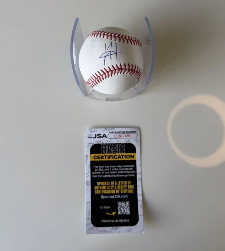 Josh Hokit UFC Fighter Autographed Baseball UFC MMA JSA COA