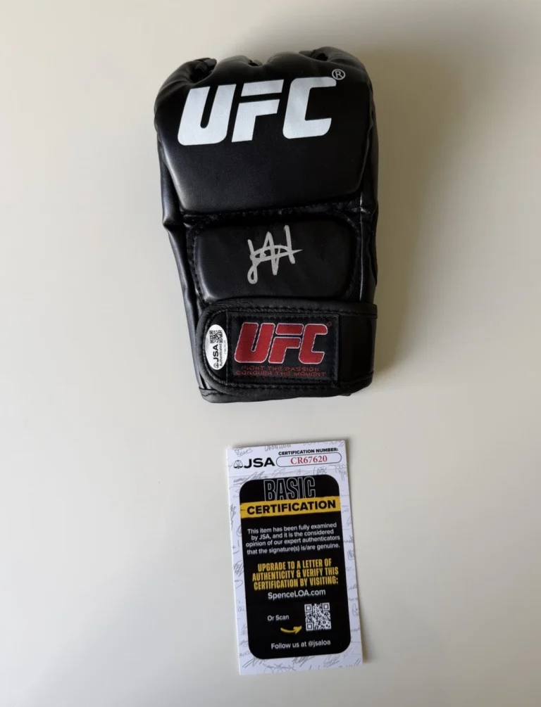 Josh Hokit Autographed UFC Glove MMA Fighter Rare Star Obama JSA COA