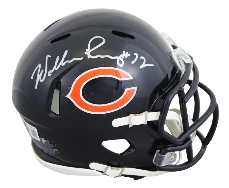 Bears William Perry Authentic Signed Speed Mini Helmet Autographed BAS #BX87181