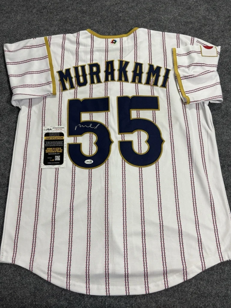 Munetaka Murakami Chicago White Sox Autographed Japan WBC Jersey JSA Certified
