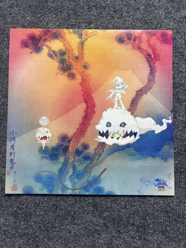 Kanye West Signed Autographed Kids See Ghosts Vinyl. Psa Coa