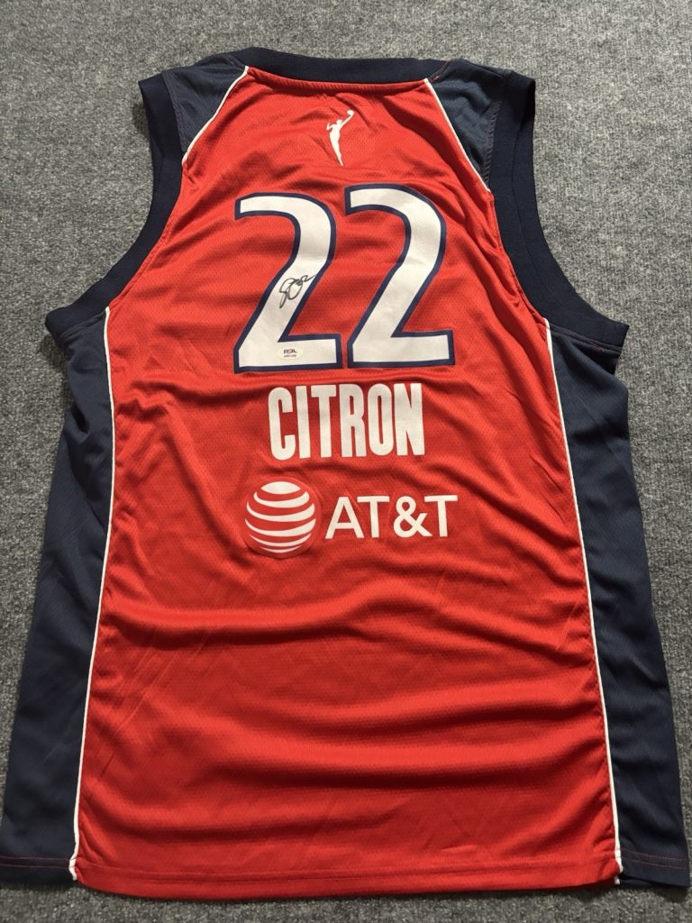 Sonia Citron Washington Mystics Autographed Signed Jersey! Psa Coa