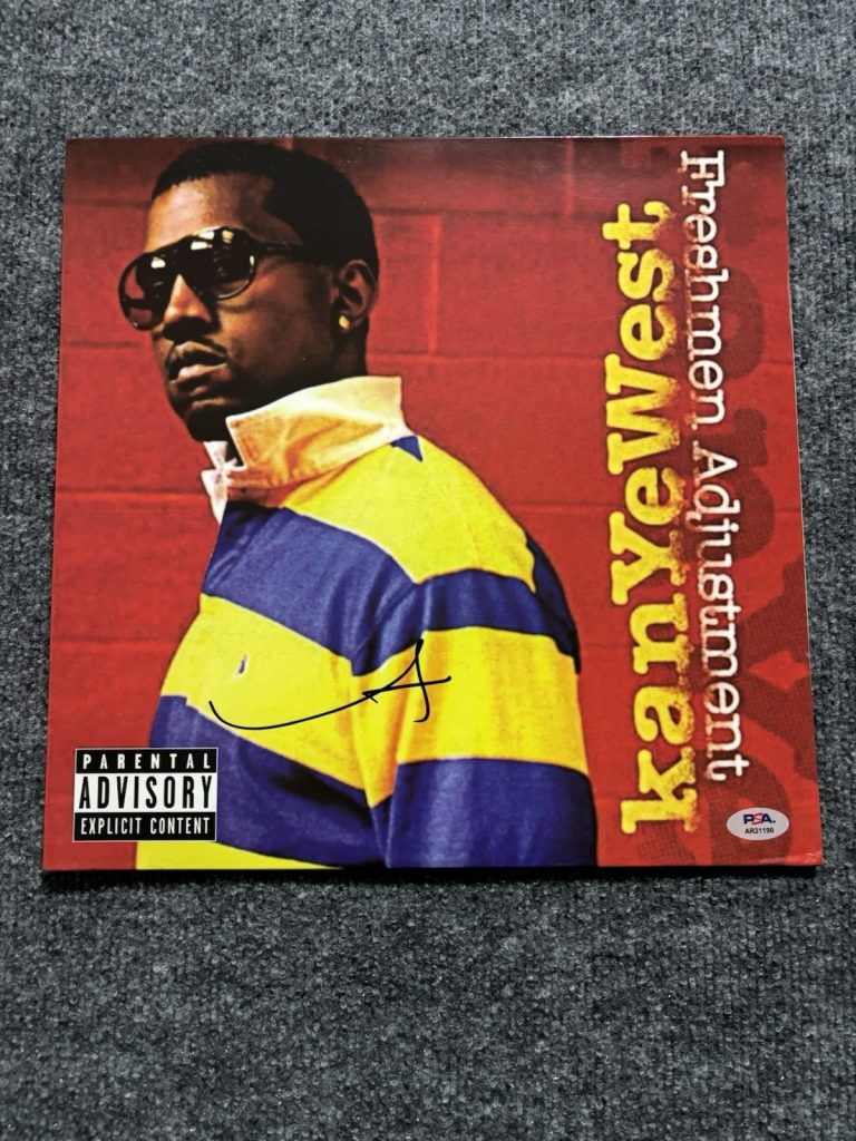 Kanye West Signed Autographed Freshmen Adjustment Vinyl. Psa Coa. Rare. Ye