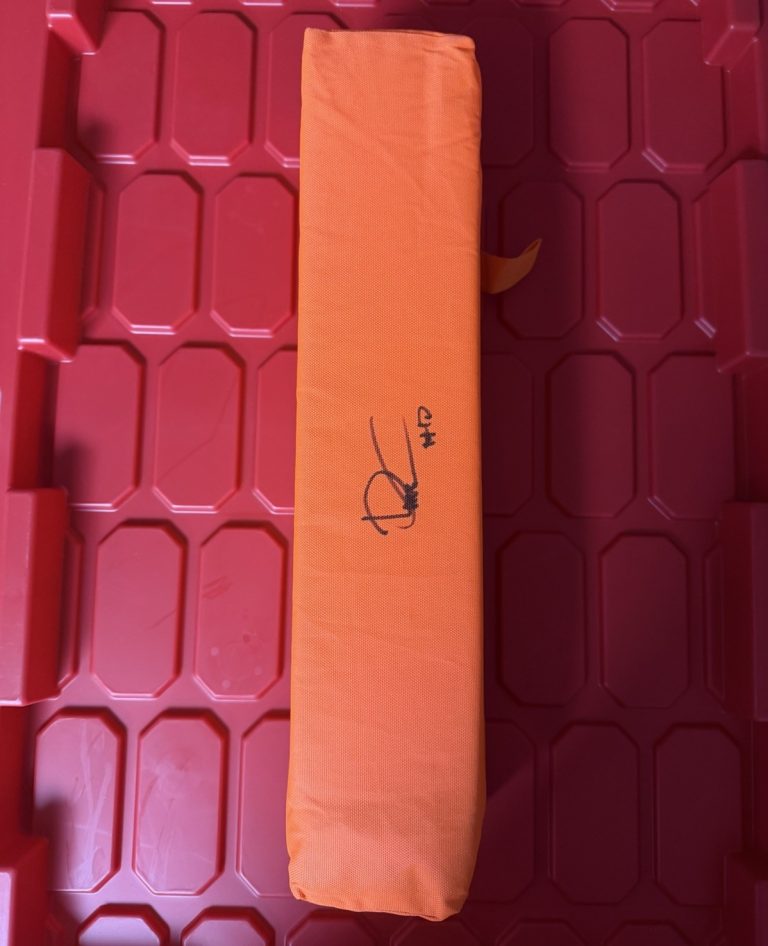 Darian Mensah Miami Hurricanes Autographed Pylon Star JSA COA