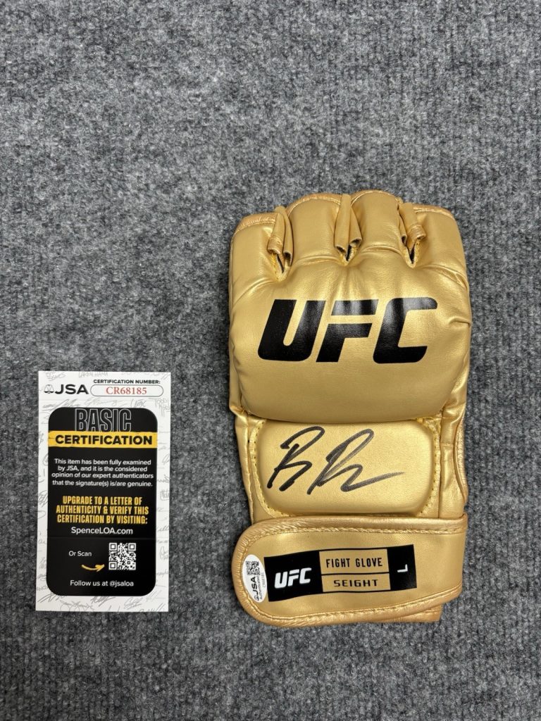 Bruce Buffer Autographed Signed Glove MMA Voice Of The Octagon JSA COA