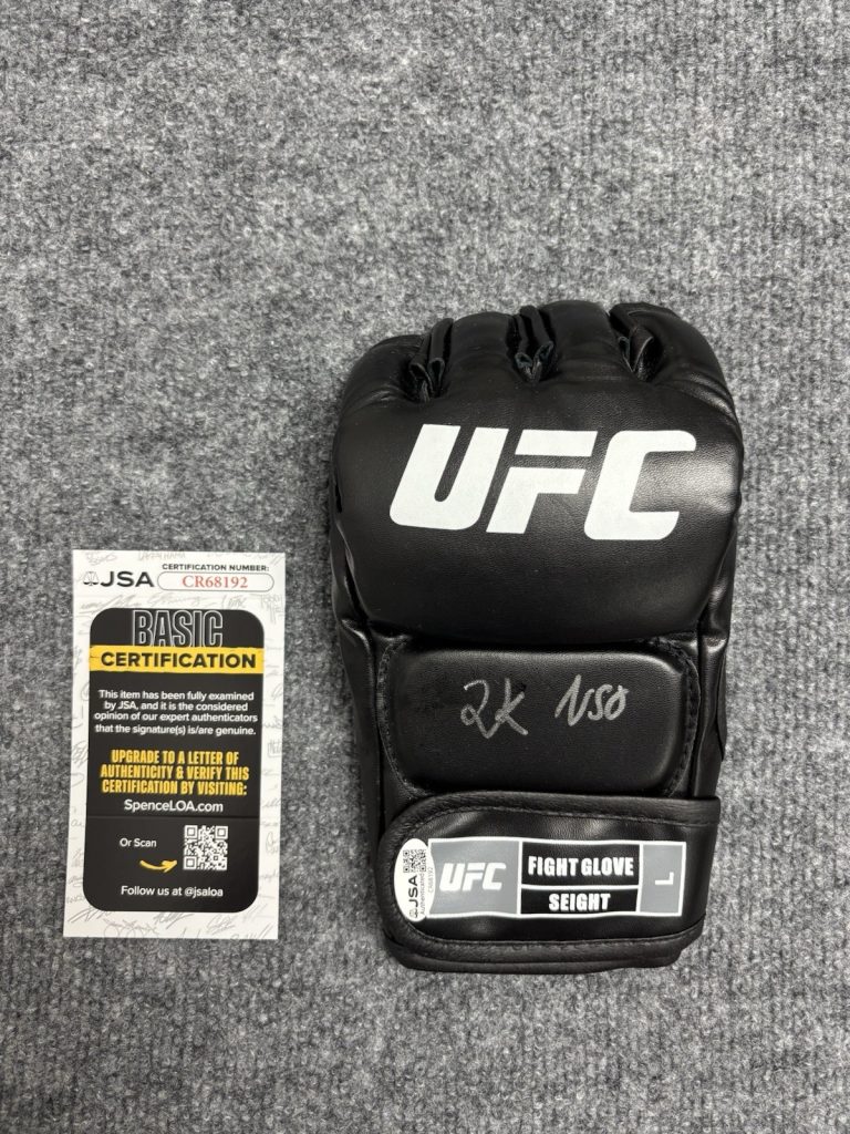 Lone’er (Lonnie) Kavanagh Signed Autographed UFC MMA Glove. JSA Coa