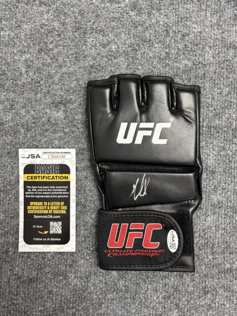 GABLE STEVESON SIGNED AUTOGRAPHED UFC GLOVE. JSA Coa Rare