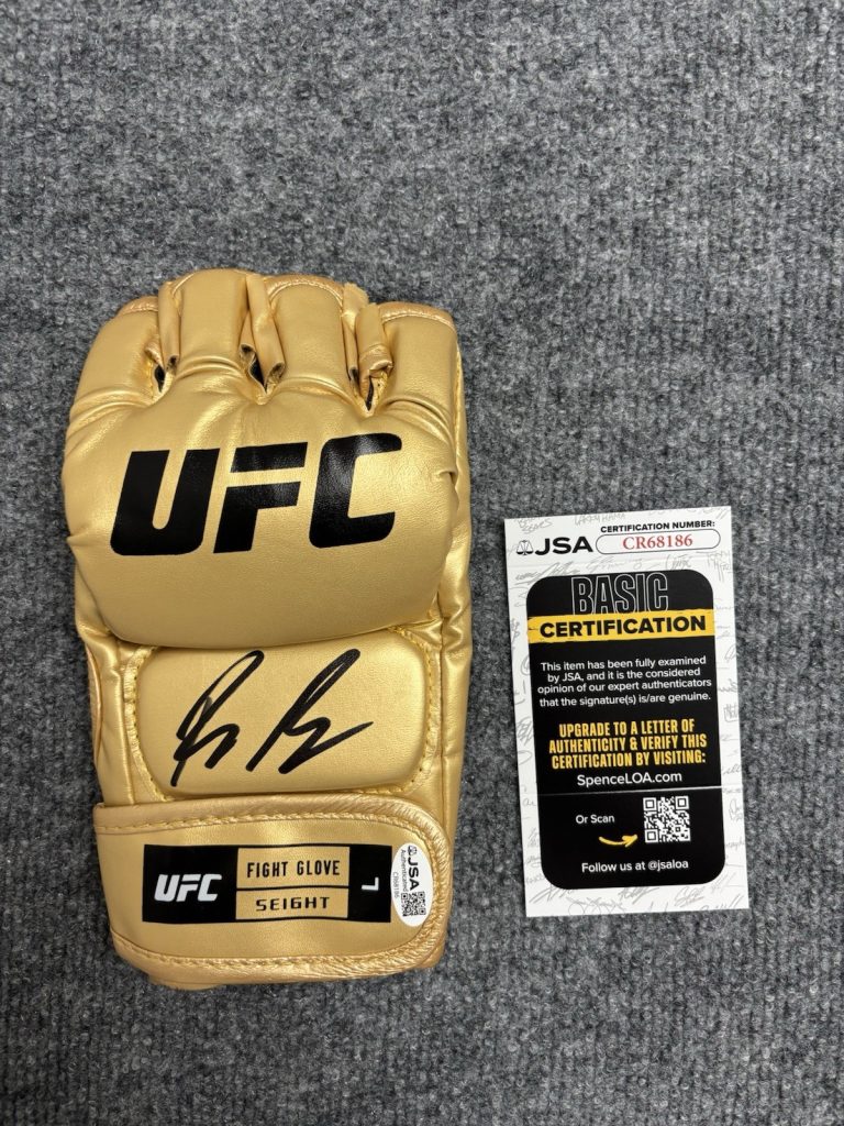 Bruce Buffer Autographed Signed Glove MMA Voice Of The Octagon JSA COA