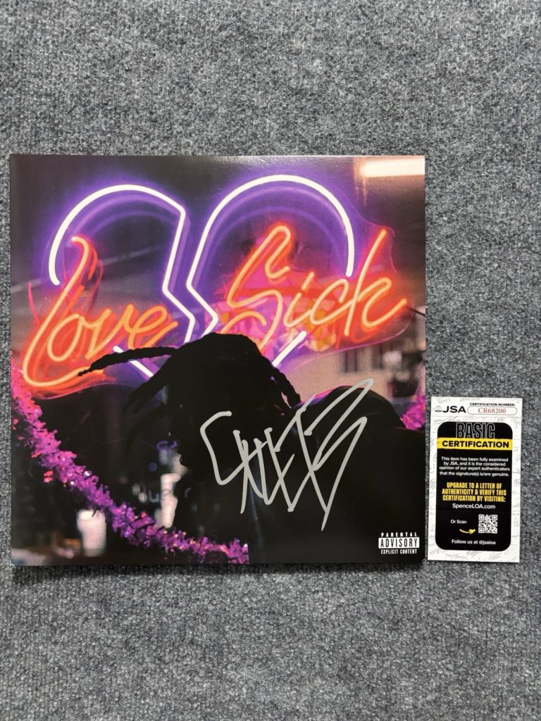 DON TOLIVER signed autographed (LOVE SICK) Album Vinyl LP. JSA Coa