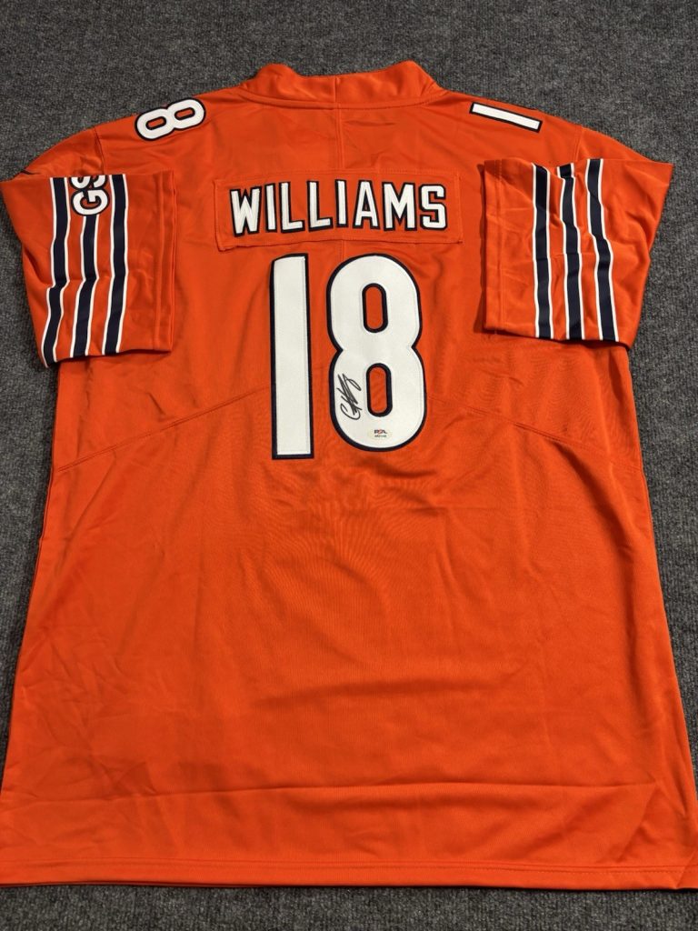 Caleb Williams Signed Autographed Chicago Bears Jersey. PSA Coa