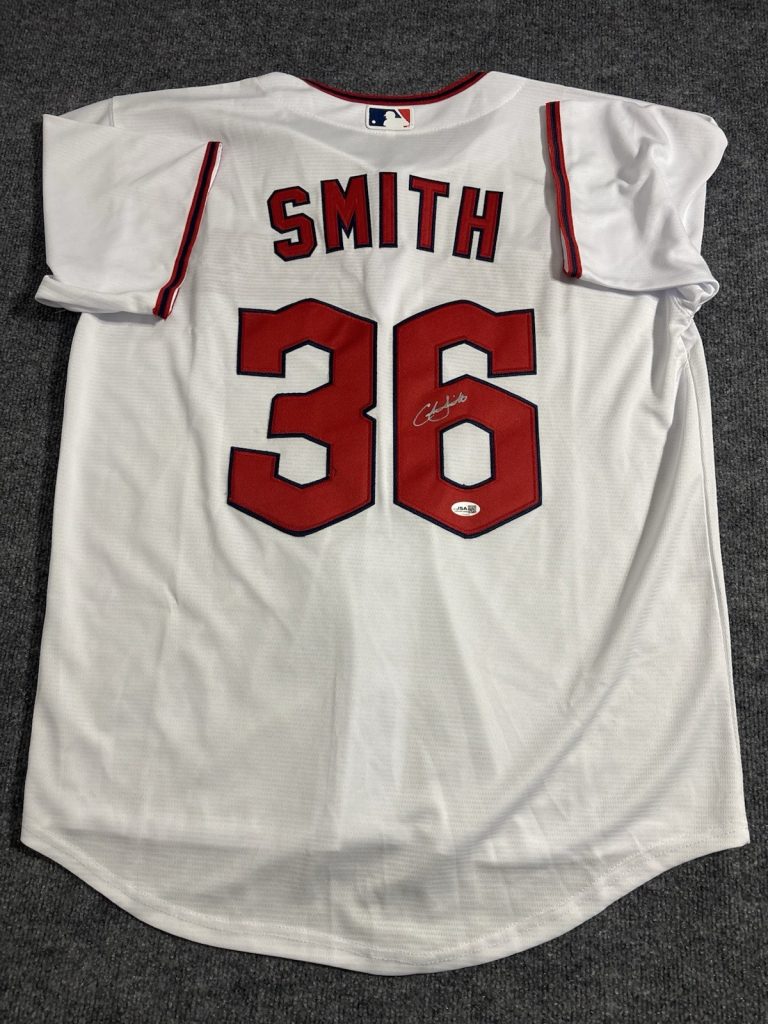 Cade Smith Signed Autographed Cleveland Guardians Jersey JSA COA