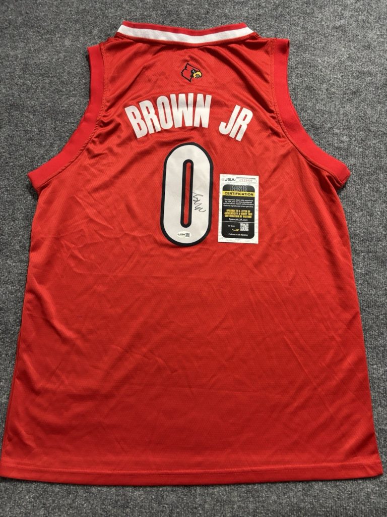 Mikel Brown Jr Signed Jersey JSA CERT Louisville Brooklyn Nets Autographed