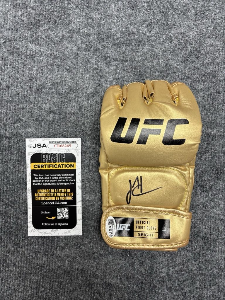 Joshua Josh Hokit Signed Autographed UFC Glove MMA FIGHTER Undefeated JSA Coa