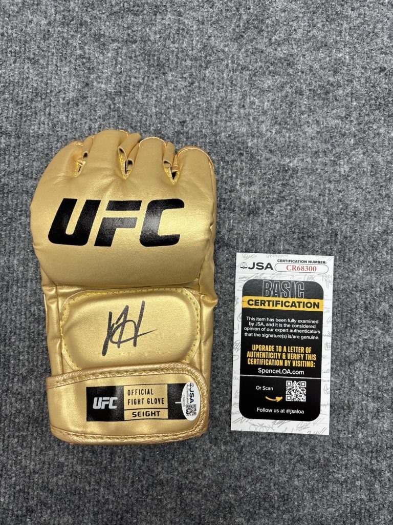 Joshua Josh Hokit Signed Autographed UFC Glove MMA FIGHTER Undefeated JSA Coa