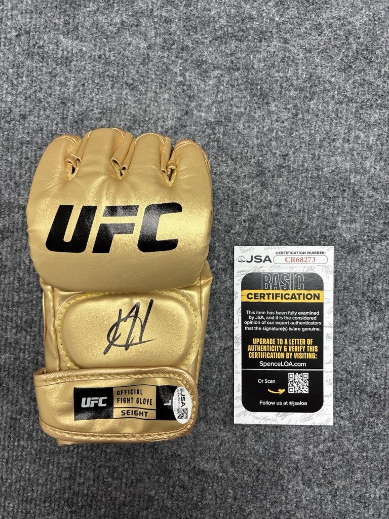 Joshua Josh Hokit Signed Autographed UFC Glove MMA FIGHTER Undefeated JSA Coa